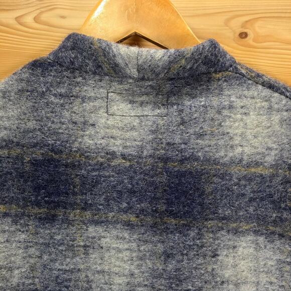 Universal Works Wool Button Down Cardigan Chore Sweater Grey Men's READ - Picture 4 of 11